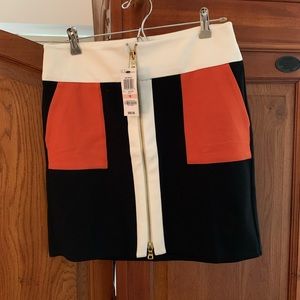 Inc International Concepts color block mini skirt